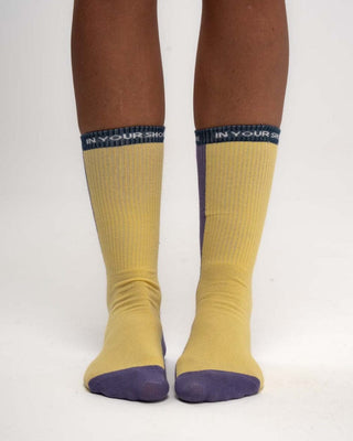 Lime & Purple Neck Socks Neck Socks IN YOUR SHOE 