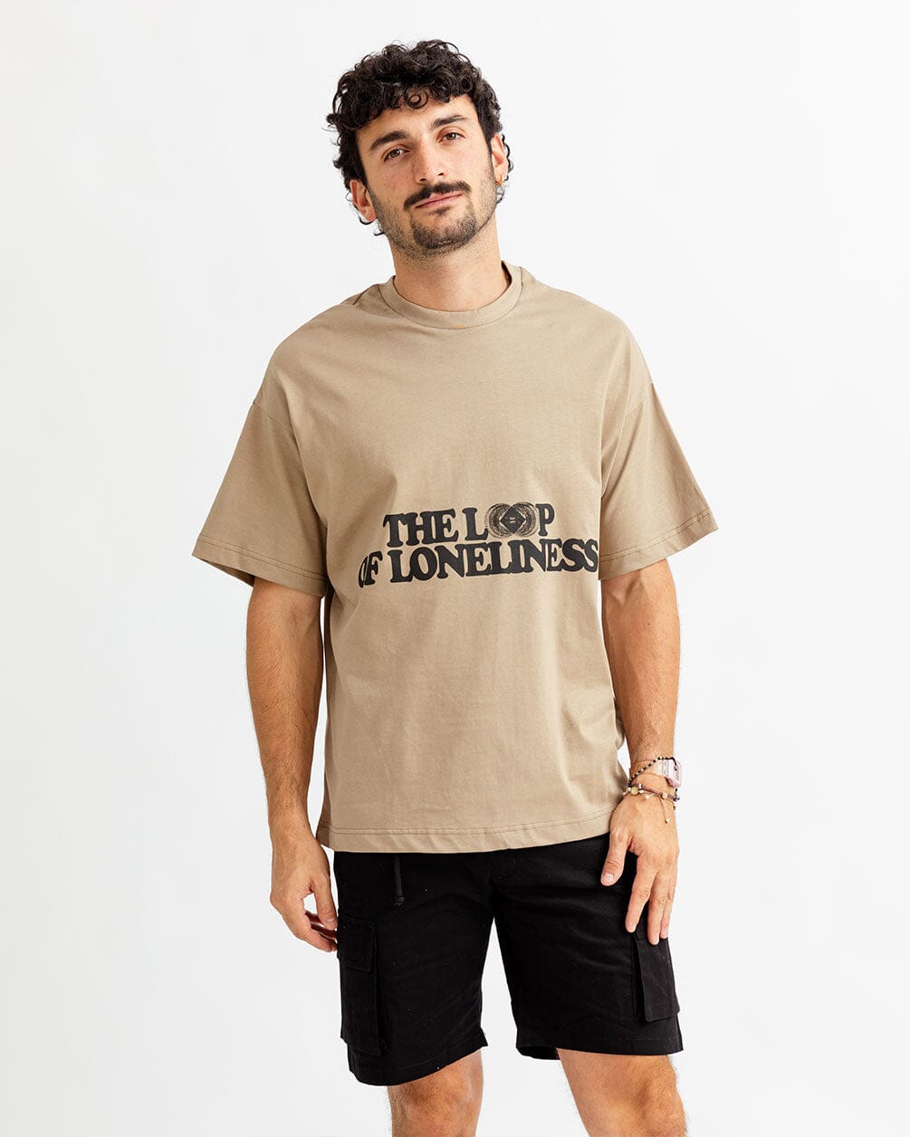 Lost In The Darkness Printed Oversized Tee Printed Oversized Tees IN YOUR SHOE 