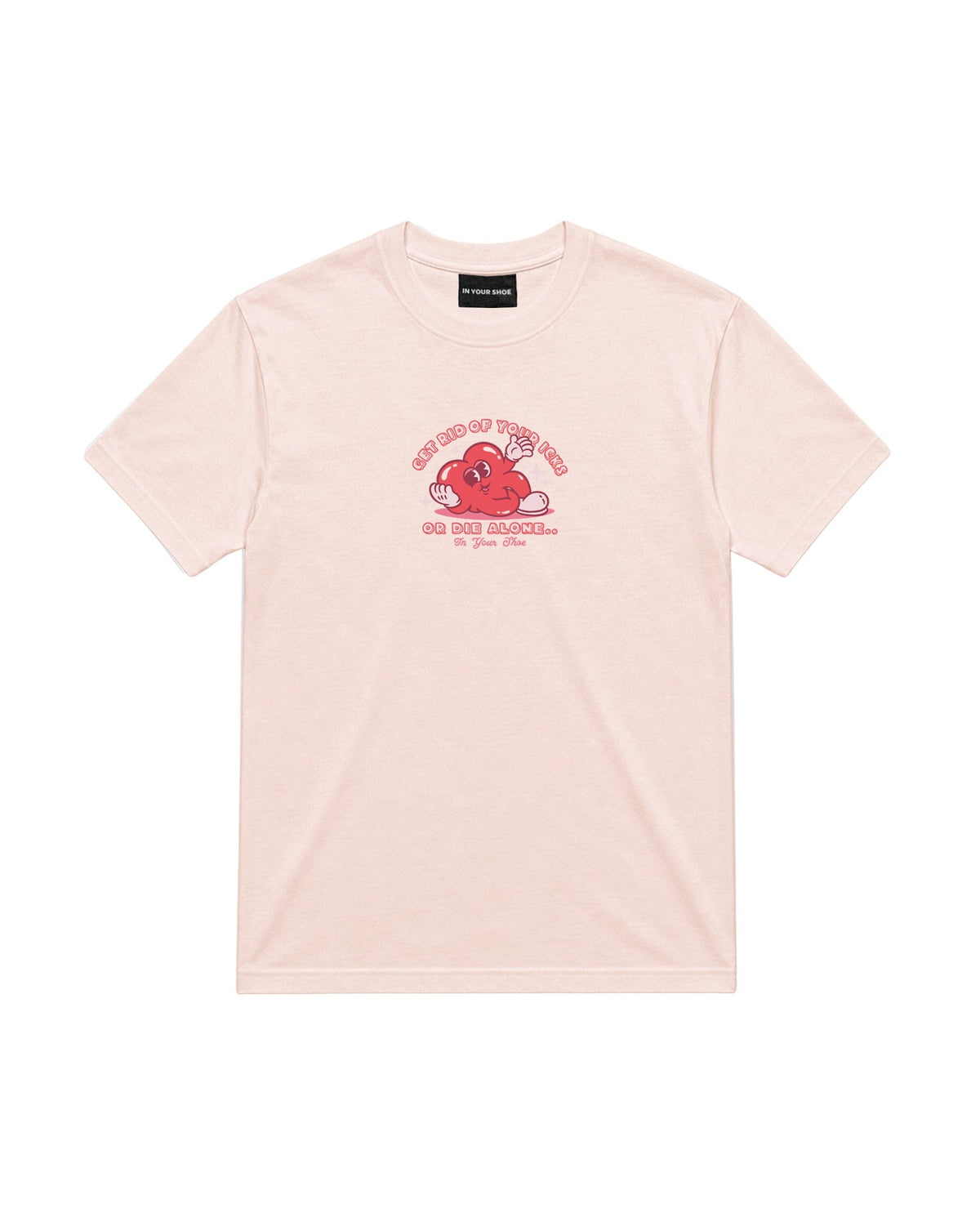 Love Is Hell Regular Tee Printed Regular Tees IN YOUR SHOE 