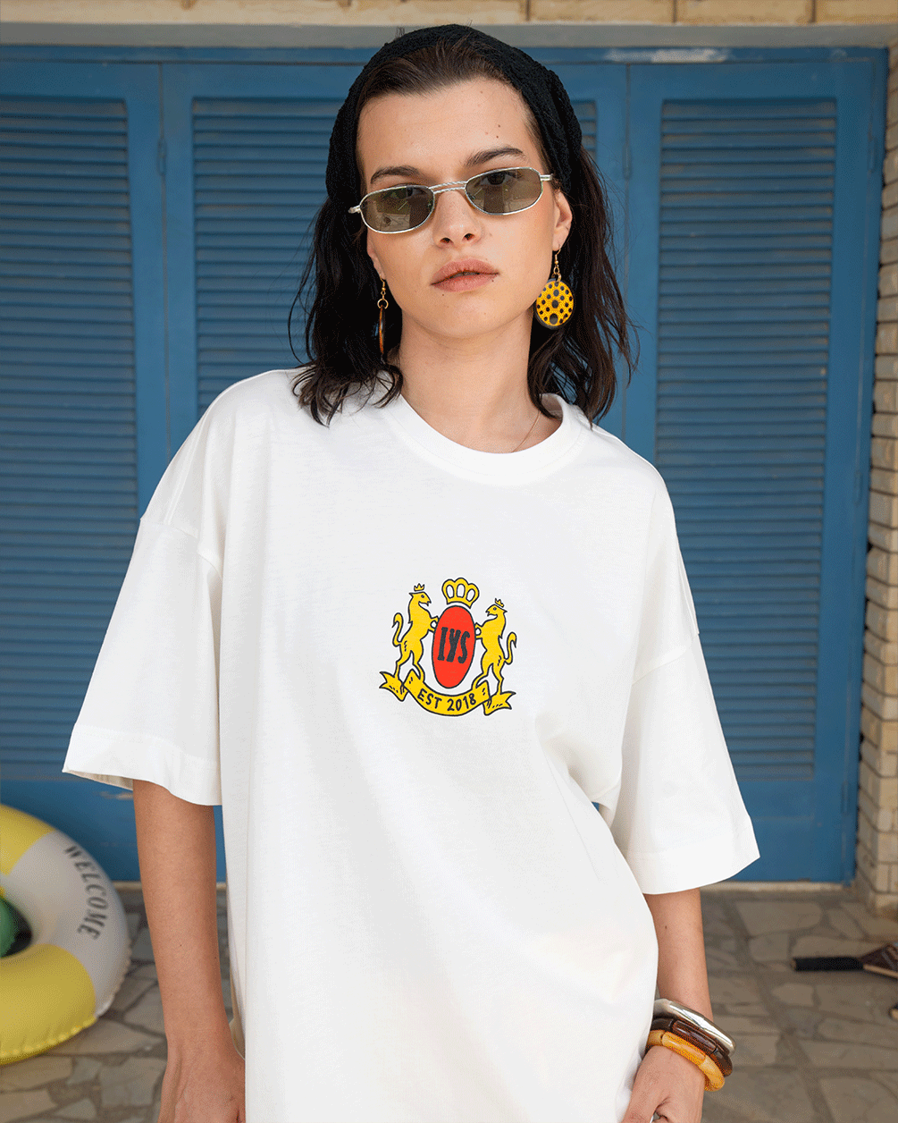 Love Seriously Harms Oversized Tee Printed Oversized Tees IN YOUR SHOE 