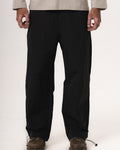 Male Black Loose Parachute Pants