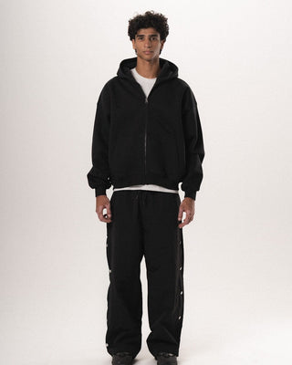 Male Black Track Pants Pants IN YOUR SHOE S 