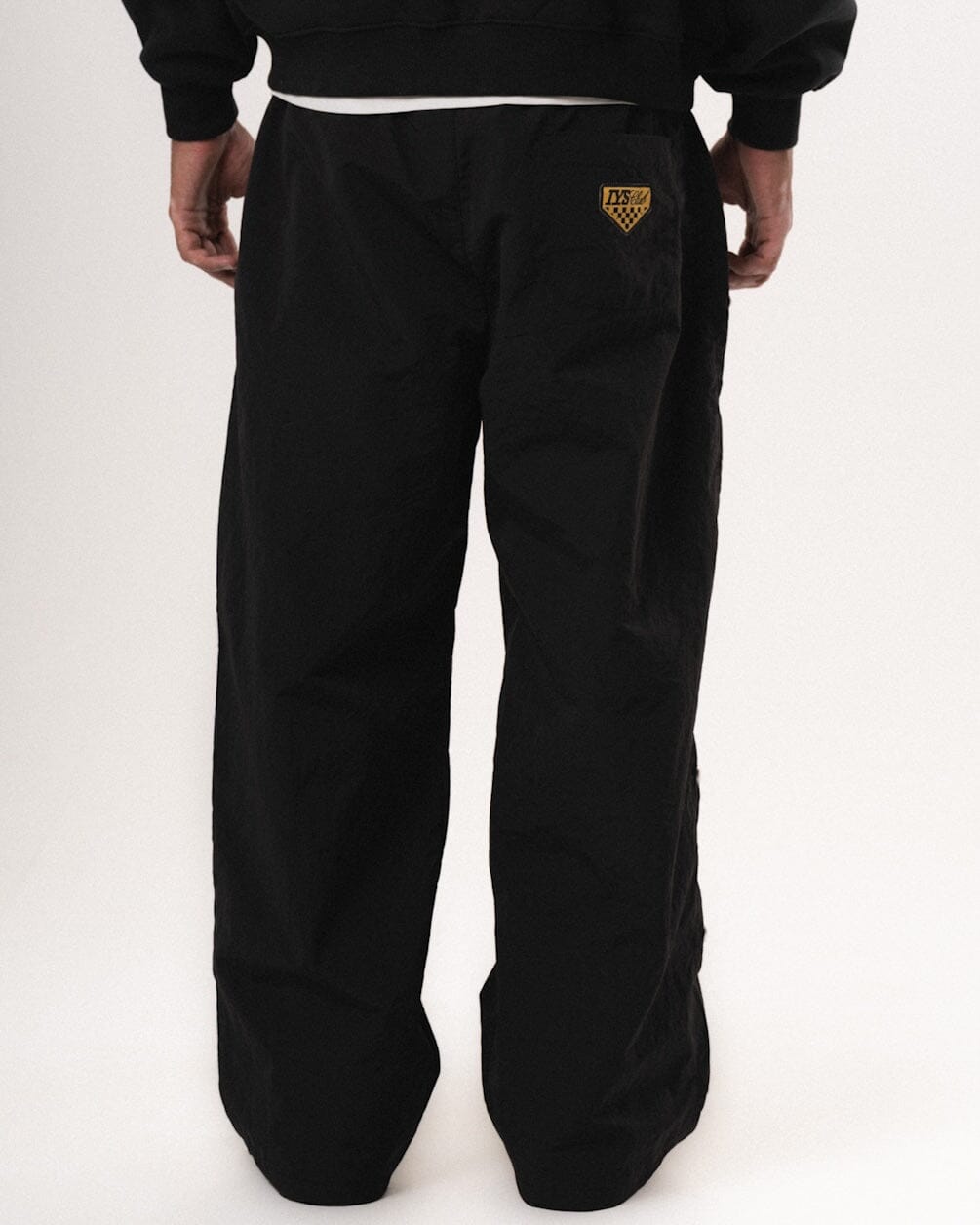 Male Black Track Pants Pants IN YOUR SHOE 