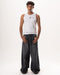 Male Black Washed Baggy Jeans