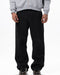 Male Black Washed Straight Jeans
