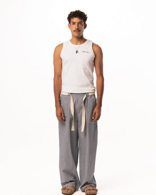 Male Blue Boxer Pants Boxer Pants IN YOUR SHOE S 