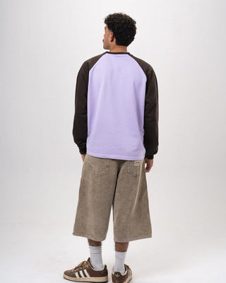 Male Brown Corduroy Washed Wide Leg Jorts Jorts IN YOUR SHOE M 