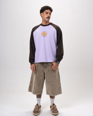 Male Brown Corduroy Washed Wide Leg Jorts Jorts IN YOUR SHOE S 