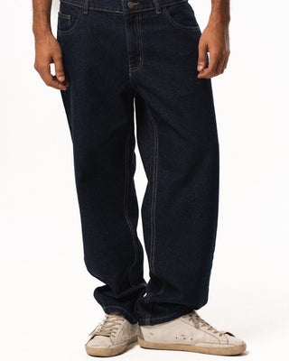 Male Dark Blue Straight Leg Jeans Jeans IN YOUR SHOE 32 