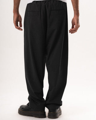 Male Dark Grey Loose Office Pants Pants IN YOUR SHOE L 