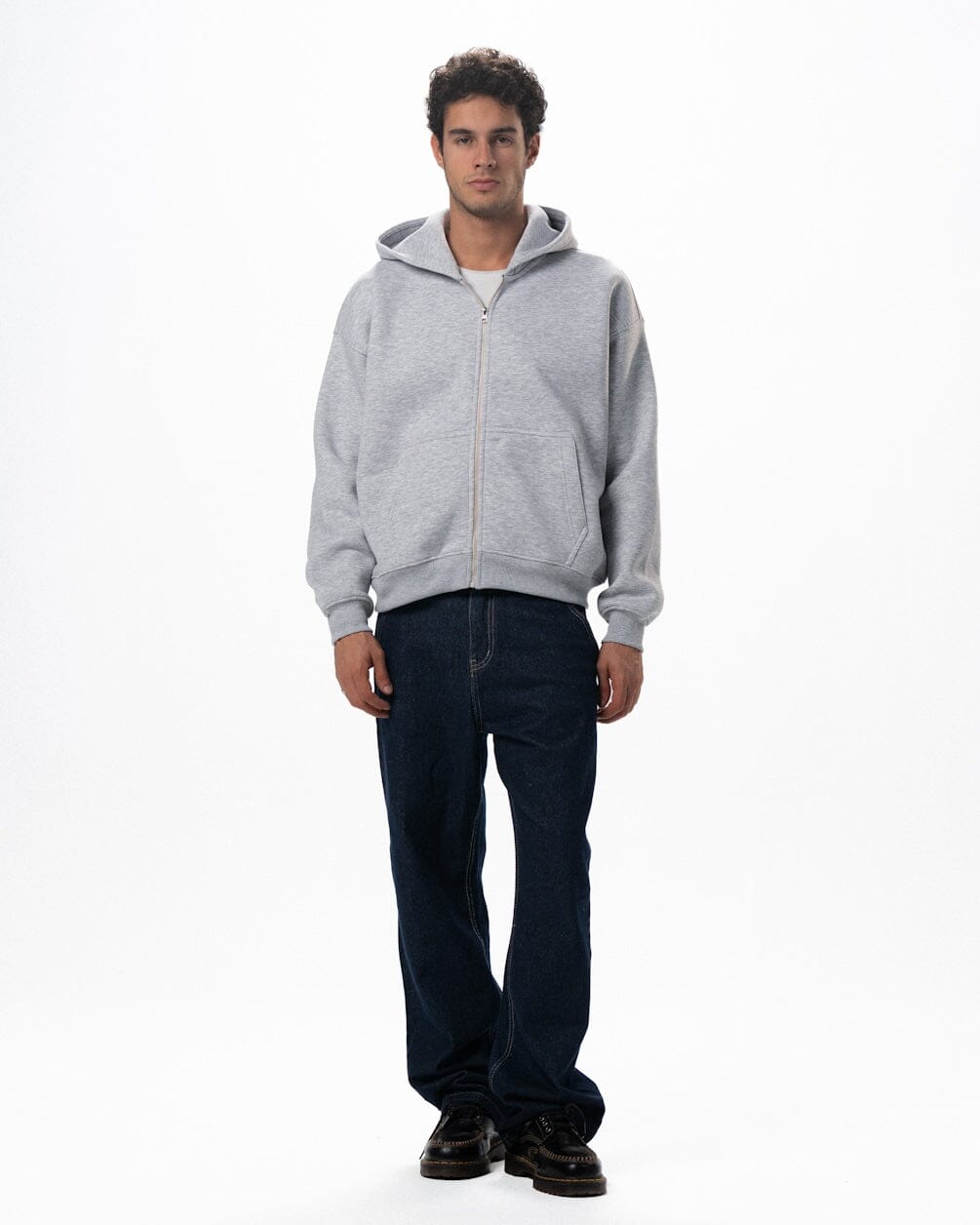 Male Dark Navy Washed Straight Jeans Jeans IN YOUR SHOE 