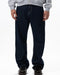 Male Dark Navy Washed Straight Jeans