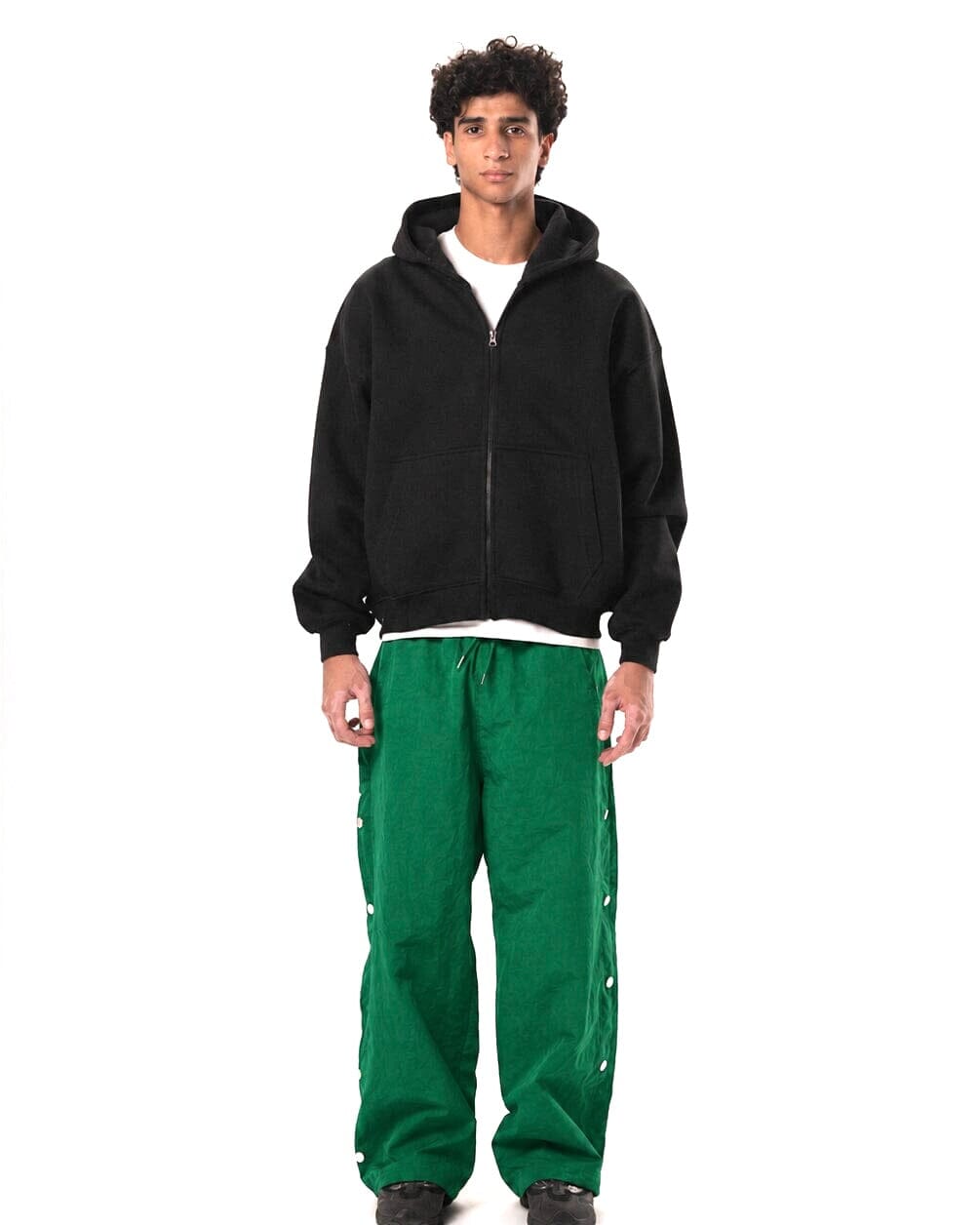 Male Green Track Pants Pants IN YOUR SHOE M 