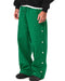 Male Green Track Pants