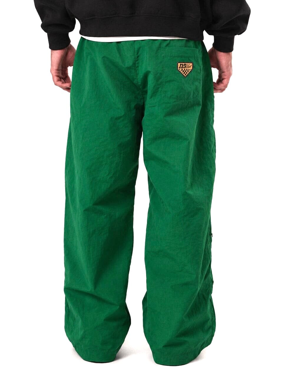 Male Green Track Pants Pants IN YOUR SHOE L 