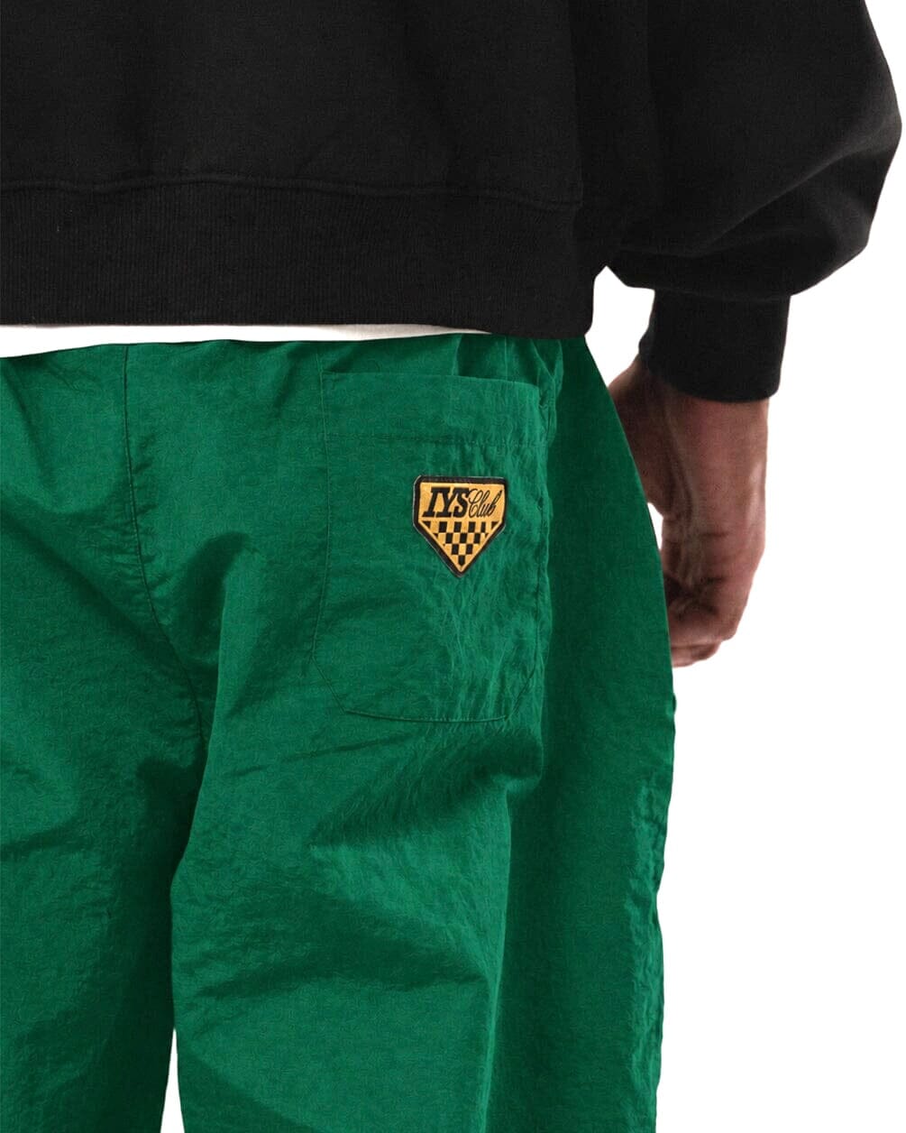 Male Green Track Pants Pants IN YOUR SHOE XL 