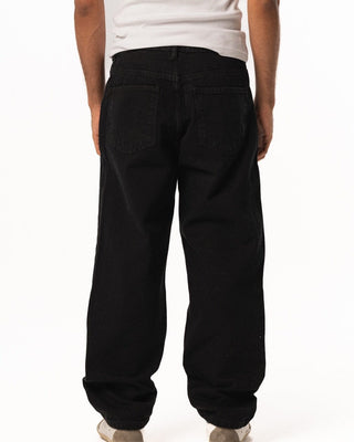 Male Pure Black Straight Leg Jeans Jeans IN YOUR SHOE 34 