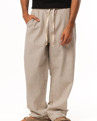Male Striped Gabardine Pants Pants IN YOUR SHOE M 