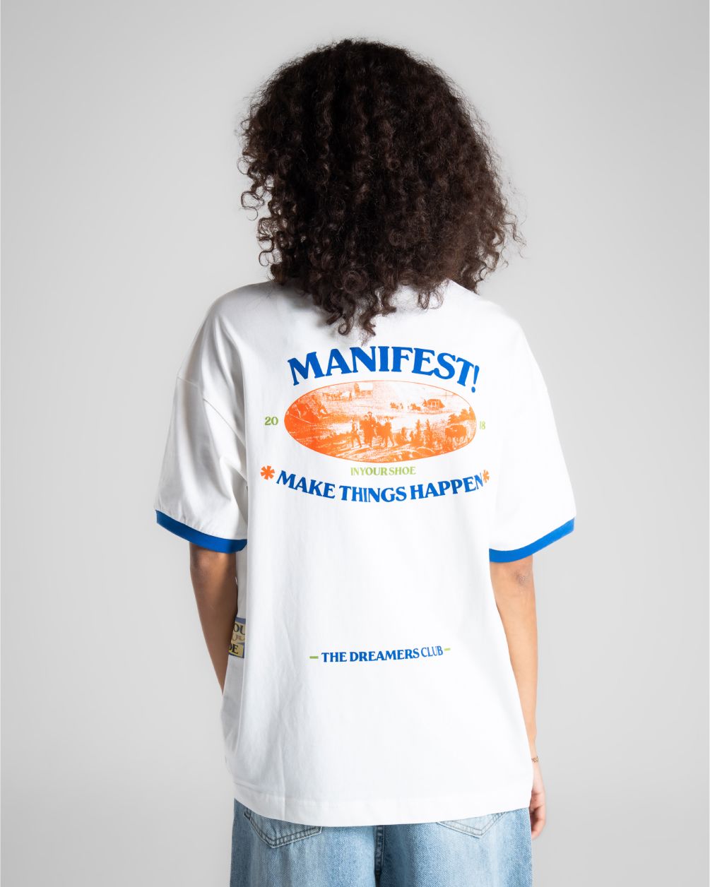 Manifest Oversized Tee Printed Oversized Tees IN YOUR SHOE 
