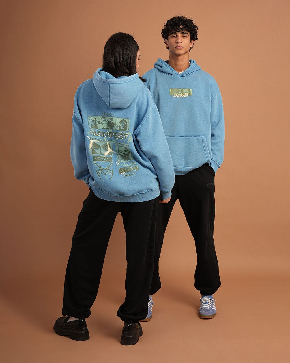 Manifest Washed Hoodie Acid Washed Hoodies IN YOUR SHOE L 