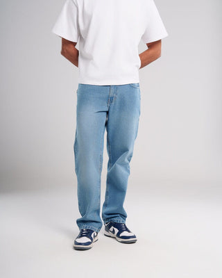 Men Blue Loose Jeans Jeans IN YOUR SHOE 34 