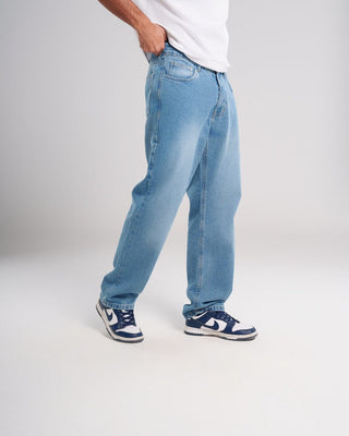 Men Blue Loose Jeans Jeans IN YOUR SHOE 36 
