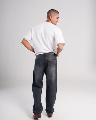 Men Grey Loose Jeans Jeans IN YOUR SHOE 32 