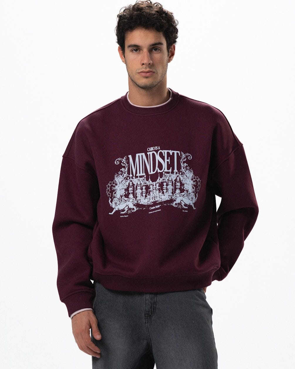 Mindset Boxy Crewneck Crewnecks IN YOUR SHOE M 