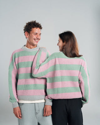 Mint and Poudre Balloon Knitwear Pullover Knitwear IN YOUR SHOE S 