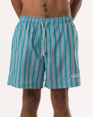 Mint Green Stripes Swim Shorts Swim Shorts IN YOUR SHOE XL 