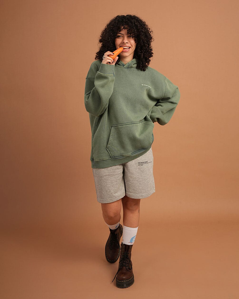 Mint IYS Washed Hoodie Acid Washed Hoodies IN YOUR SHOE S 