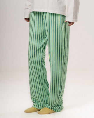 Mint Stripes Fluffy Pjoys Fluffy Pjoys IN YOUR SHOE XS 