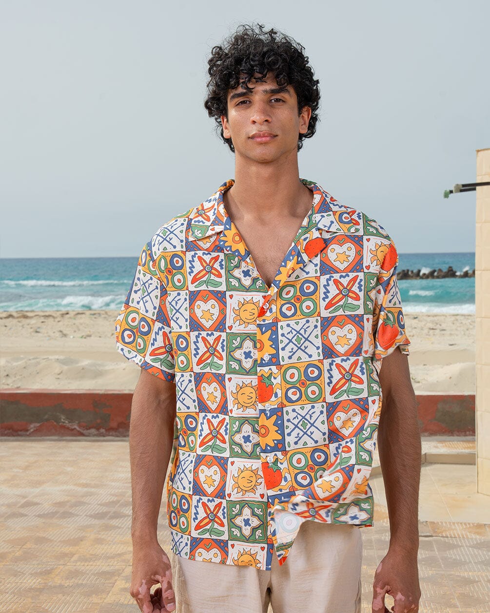 Mosaic Tiles Hawaiian Shirt Hawaiian Shirt IN YOUR SHOE M 