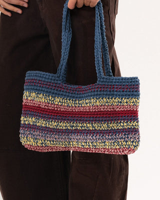 Multi-Color Raffia Tote Bag Net Tote Bag IN YOUR SHOE 