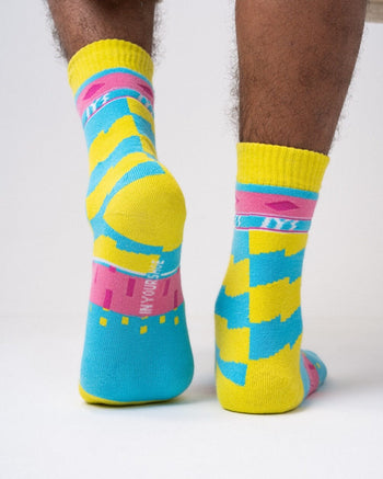 Multicolor Crossroads Fluffy Socks Fluffy Socks IN YOUR SHOE 