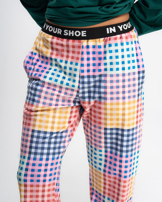 Multicolor Plaid Fluffy Pjoys Fluffy Pjoys IN YOUR SHOE 