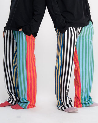 Multicolor Striped Fluffy Pjoys Fluffy Pjoys IN YOUR SHOE 