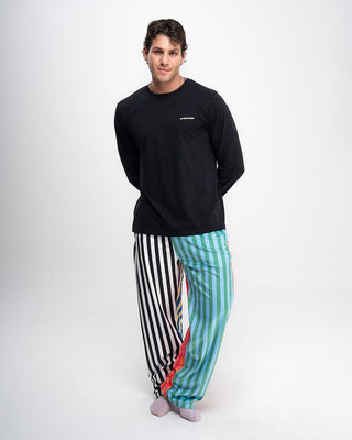 Multicolor Striped Fluffy Pjoys Fluffy Pjoys IN YOUR SHOE 