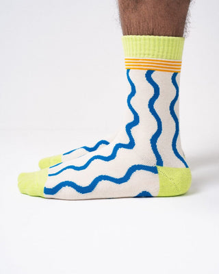 Multicolor Wavy Fluffy Socks Fluffy Socks IN YOUR SHOE 