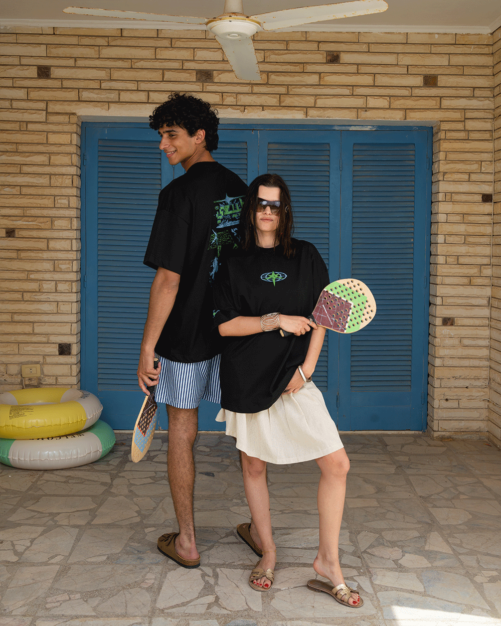 Nature Oversized Tee Printed Oversized Tees IN YOUR SHOE S 