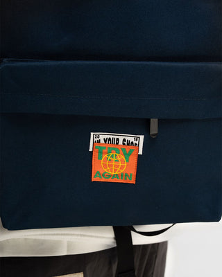Navy Zip Backpack Backpacks IN YOUR SHOE 