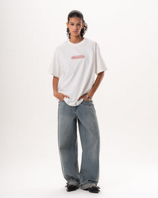 Nine To Five Oversized Tee Printed Oversized Tees IN YOUR SHOE 