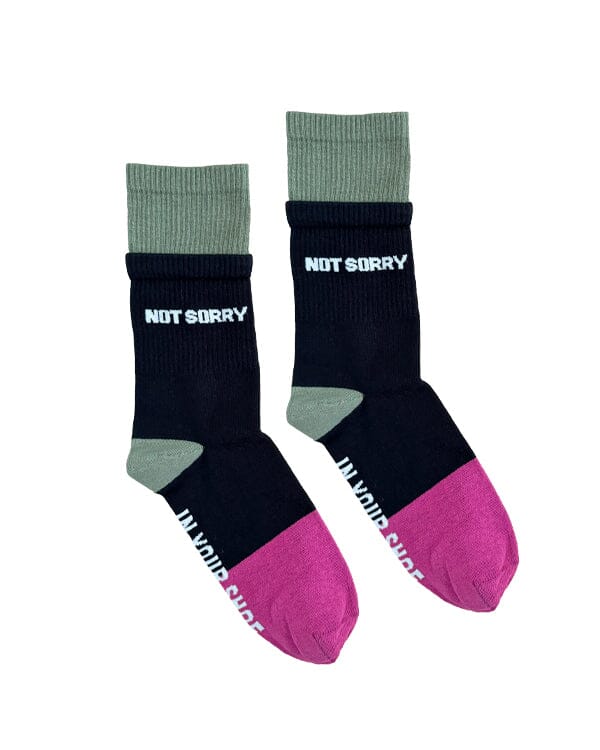 Not Sorry Neck Socks Neck Socks In Your Shoe 