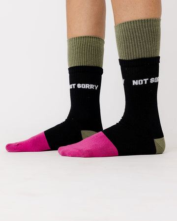 Not Sorry Neck Socks Neck Socks In Your Shoe 