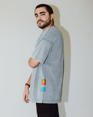 Not Your Type Acid Washed Oversized Tee Washed Oversized Tee IN YOUR SHOE 