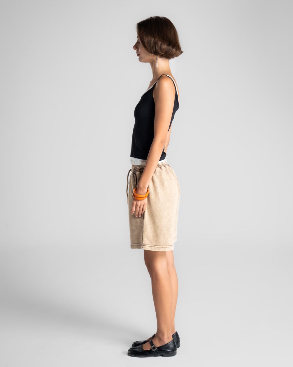 Oak Wide-Leg Washed Sworts Sworts IN YOUR SHOE 