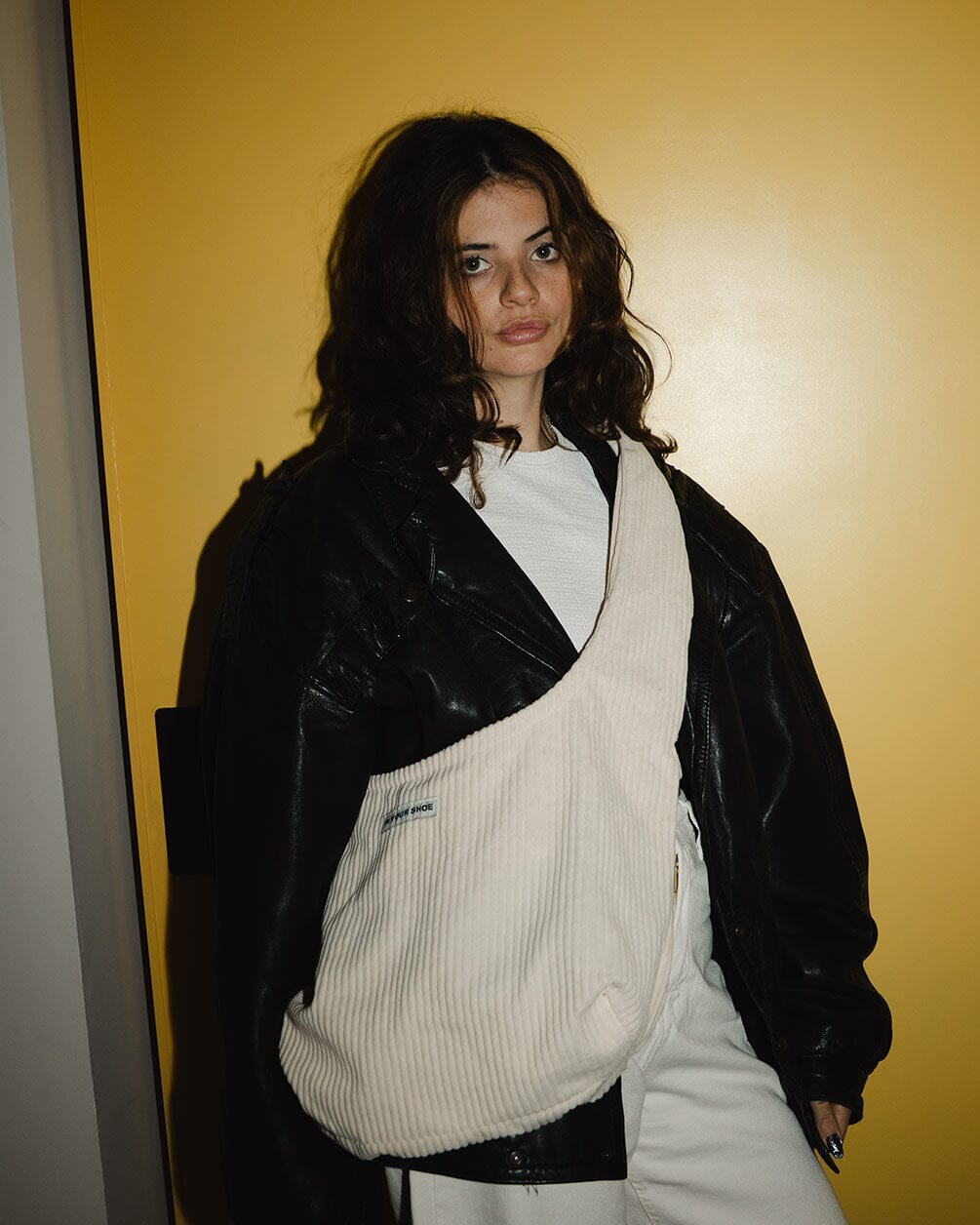 Off White Corduroy Bow Bag Corduroy Bag IN YOUR SHOE 