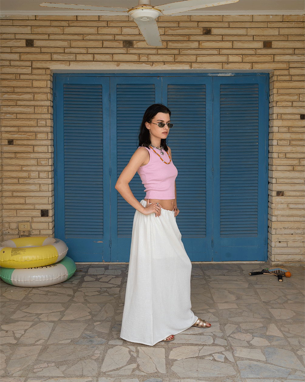 Off-White Maxi Skirt Skirt IN YOUR SHOE 