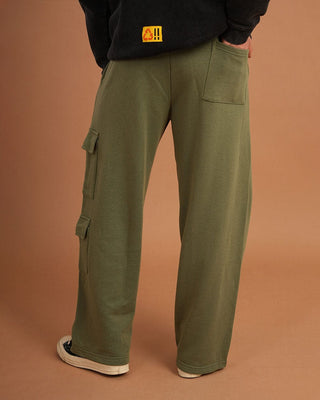 Olive Cargo Swants Swants IN YOUR SHOE 