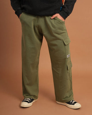 Olive Cargo Swants Swants IN YOUR SHOE M 